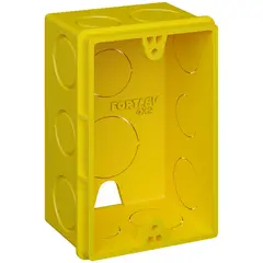 Fortlev - Caixa Embutir Caixa De Luz 4X2 Amarela