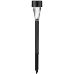 Just Home Collection - Estaca Solar para Jardim em Aço Inoxidável 35cm Led Preto