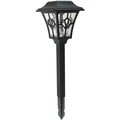 Just Home Collection - Estaca Solar para Jardim 41cm Led Preto