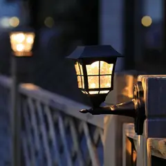 Just Home Collection - Arandela de Parede de LED Rústico Preto