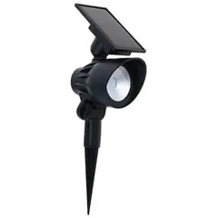 Just Home Collection - Estaca Solar para Jardim 13cm Led Preto