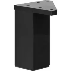 Fixser - Pé Quadrado ABS 40x100mm Preto
