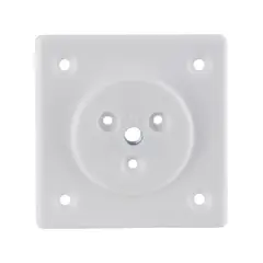 Fixser - Plataforma para Pés de Madeira Inclinado Branco