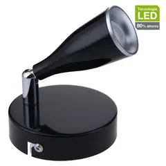 Just Home Collection - Spot New com 1 Lâmpada Led 4,5W Preto