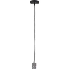Just Home Collection - Pendente Decorativo Metal 1 Luz E27 Prata