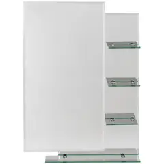 Sensi Dacqua - Espelho com 4 Prateleiras de Vidro 70x50