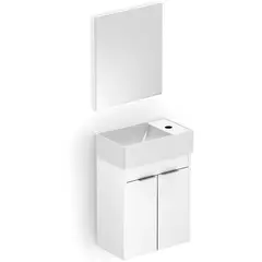 Celite - Kit Saveiro com 2 Portas 40x22cm Branco