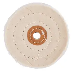 Bauker - Roda De Polimento 4" Branco