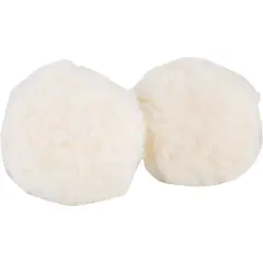 Bauker - Jogo com 2 Bonnet de Polimento 5" Branco