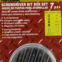 Karson - Conjunto de Bits para Parafusadeira com 7 Peças 25mm