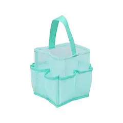 Just Home Collection - Organizador 8 Bolsos Manilla Tecido Azul