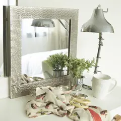 Just Home Collection - Espelho Deco 40x4cm Prata