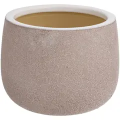 Casa Bonita - Vaso de Flores em Cerâmica 30x23cm Bege Just Home Collection