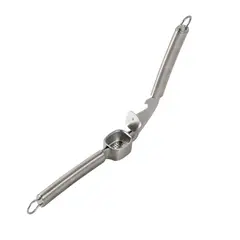 Just Home Collection - Espremedor de Alho Aço Prata