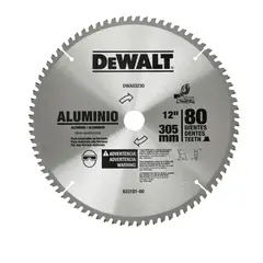 Dewalt - Lâmina para Serra Esquadria 12 Polegadas com 80 Dentes