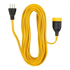 GL Eletro - Prolongador 3 Pinos 2P+T 10A Cabo Pp Com 15m Daneva