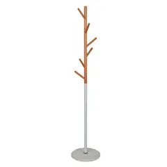 Just Home Collection - Cabideiro com 6 Ganchos Metal e Madeira