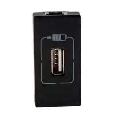 Legrand - Módulo Carregador Usb 1,5A Pialplus+ Preto Bivolt