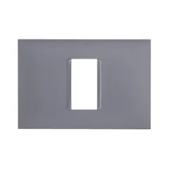 Legrand - Placa Pialplus+ Cinza 4X2 1 Posto