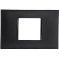 Legrand - Placa Pialplus+ Preto 4X2 2 Postos