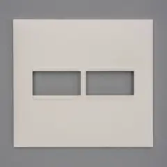 Legrand - Placa Pialplus+ Branca 4X4 2 Postos