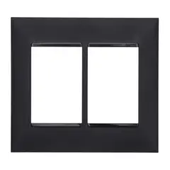 Legrand - Placa Pialplus Preto 4x4 6 Postos