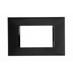 Legrand - Placa Pialplus+ Preto 4X2 3 Postos
