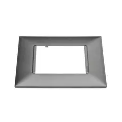 Legrand - Placa Pialplus+ Aluminio 4X2 3 Postos