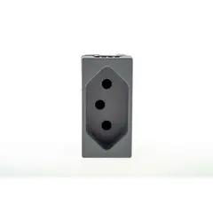 Legrand - Módulo Tomada 10A Pialplus+ Cinza Bivolt