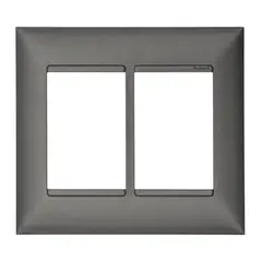Legrand - Placa Pialplus+ Aluminio 4X4 6 Postos