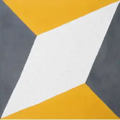 Cimartex - Ladrilho Hidráulico Prisma 20x20cm Decorado