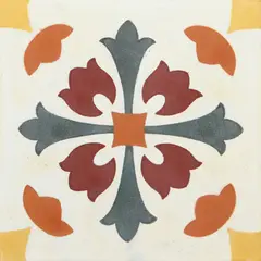 Cimartex - Ladrilho Hidráulico Amaralis 01 20x20cm