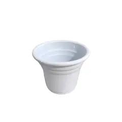 Alumínios Vulcão - Vaso para Plantas em Alumínio Branco Pp 6,5x7cm
