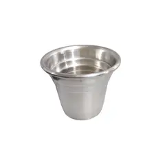 Alumínios Vulcão - Vaso de Alumínio PP 6,5x7cm Polido Natural