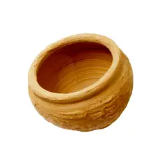 Cerâmica Guarani - Vaso para Plantas em Cerâmica Rústico Torto Médio 01