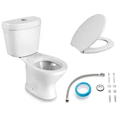 Icasa - Kit Completo Infantil Bacia com Caixa Acoplada Assento Fixação