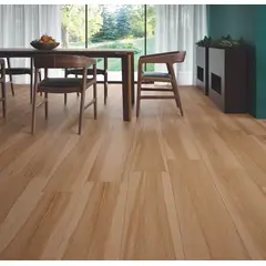 Biancogres - Piso Porcelanato Acetinado Retificado Marrom Interno 26x106cm Peroba Caixa 2m²