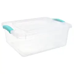 Wenco - Caixa Organizadora Plastico Transparente Wenbox 15L 32x16x42cm Just Home Collection