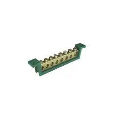 Steck - Barramento Terra Verde 8 Terminais -89mm