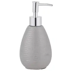 Just Home Collection - Porta Sabonete Liquido em Resina Shiny Silver