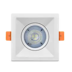 Elgin - Luminária Quadrada LED Spotlight com Lente 5W 2700K