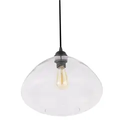 Just Home Collection - Pendente Luminária de Teto Giza 1 Lâmpada E27 Preto