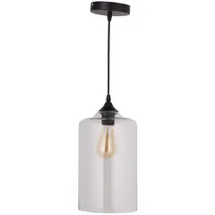 Just Home Collection - Pendente Luminária de Teto Suez 1 Lâmpada E27 Preto