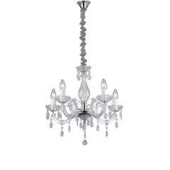 Lumi Lar - Lustre Treviso 5 Lâmpadas 40W E14 Bivolt Transparente