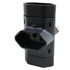 Perlex - Benjamim 3 Saídas Preto 3 Polos 10A