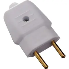 Perlex - Plugue Macho Cinza 2 Polos 10A