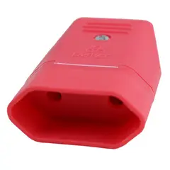 Perlex - Plugue Fêmea Vermelho 2 Polos 10A