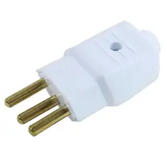 Perlex - Plugue Macho Branco 3 Polos 20A