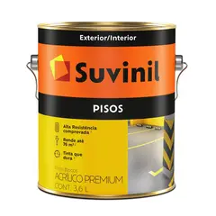 Suvinil - Tinta Piso Fosco Cinza 3,6L