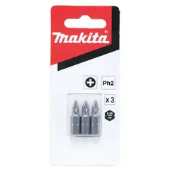 Makita - Ponta Bits Conjunto com 3 Peças PH 2-25mm